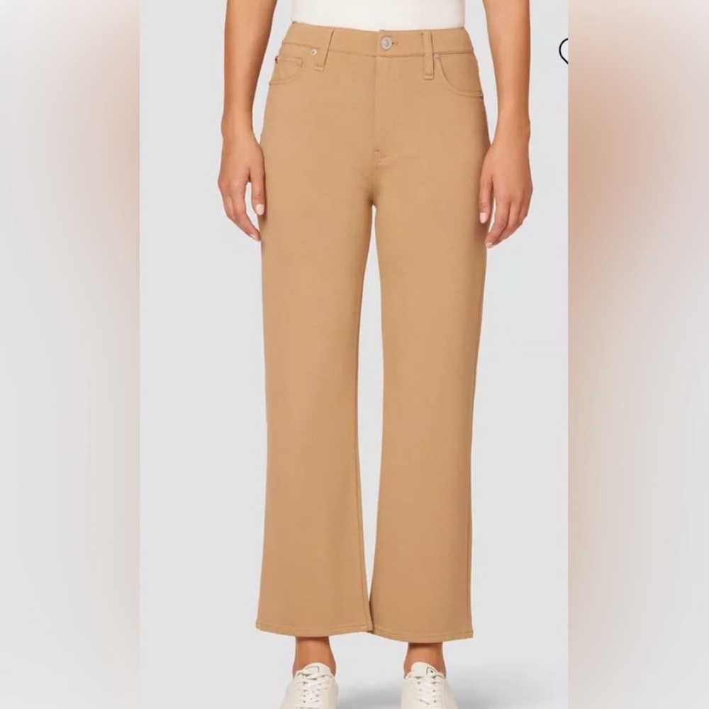 Hudson Size 26 Noa Mid Rise Straight Crop‎ Tan Pants Minimalist Neutral Classic